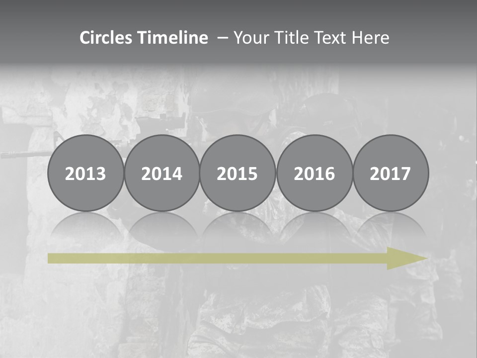 Soft Rifle Gun PowerPoint Template