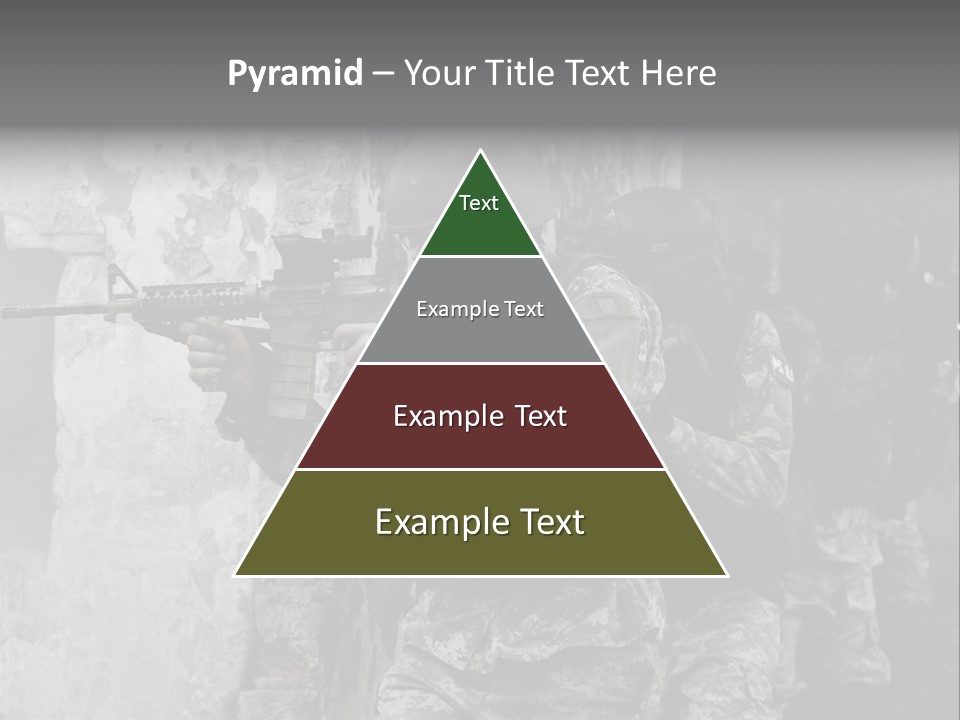 Soft Rifle Gun PowerPoint Template