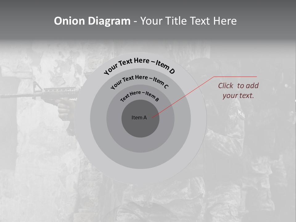 Soft Rifle Gun PowerPoint Template