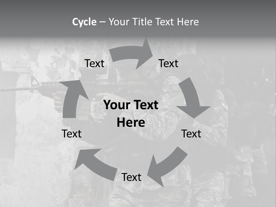 Soft Rifle Gun PowerPoint Template