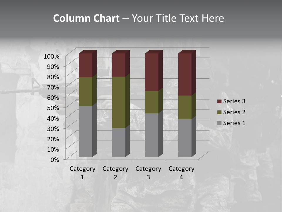 Soft Rifle Gun PowerPoint Template