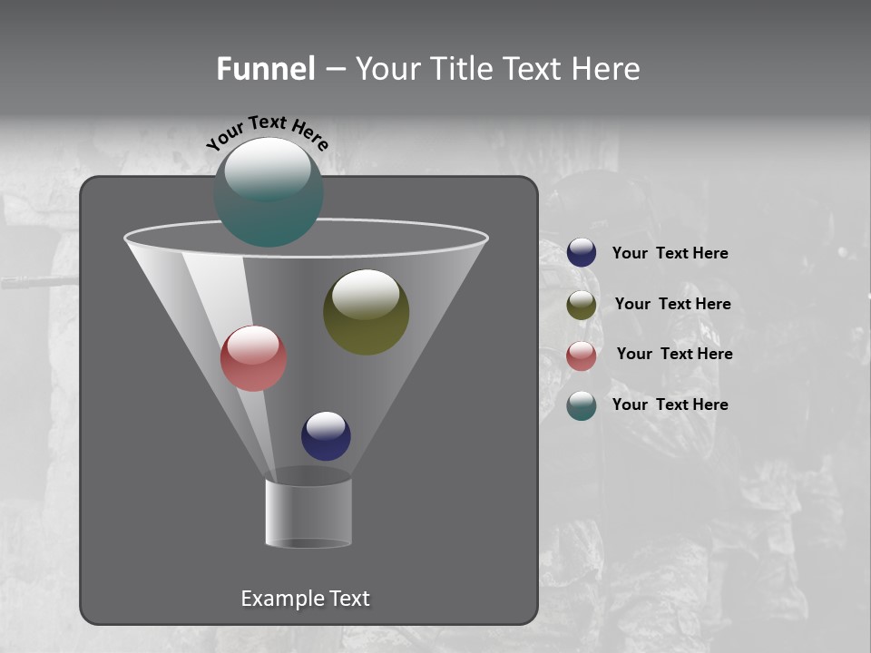 Soft Rifle Gun PowerPoint Template