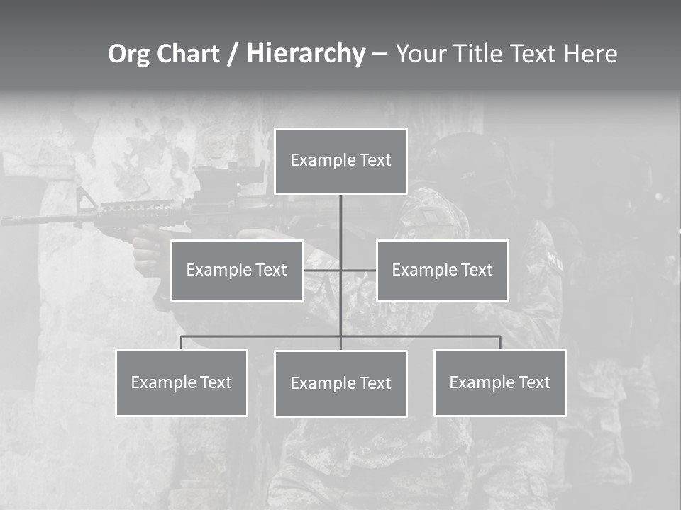 Soft Rifle Gun PowerPoint Template