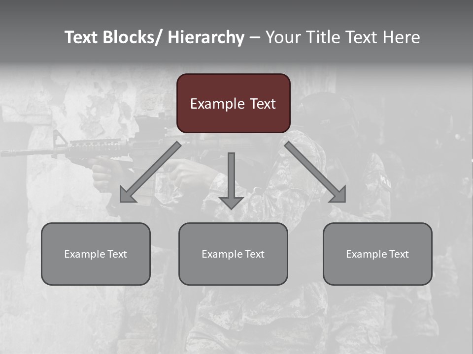 Soft Rifle Gun PowerPoint Template