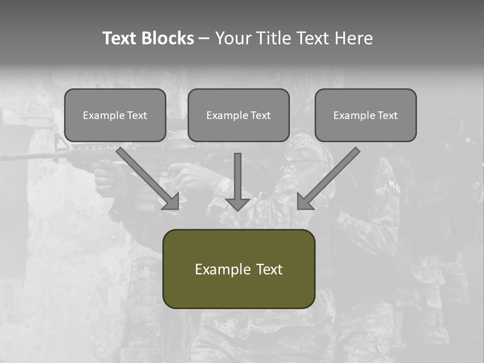 Soft Rifle Gun PowerPoint Template