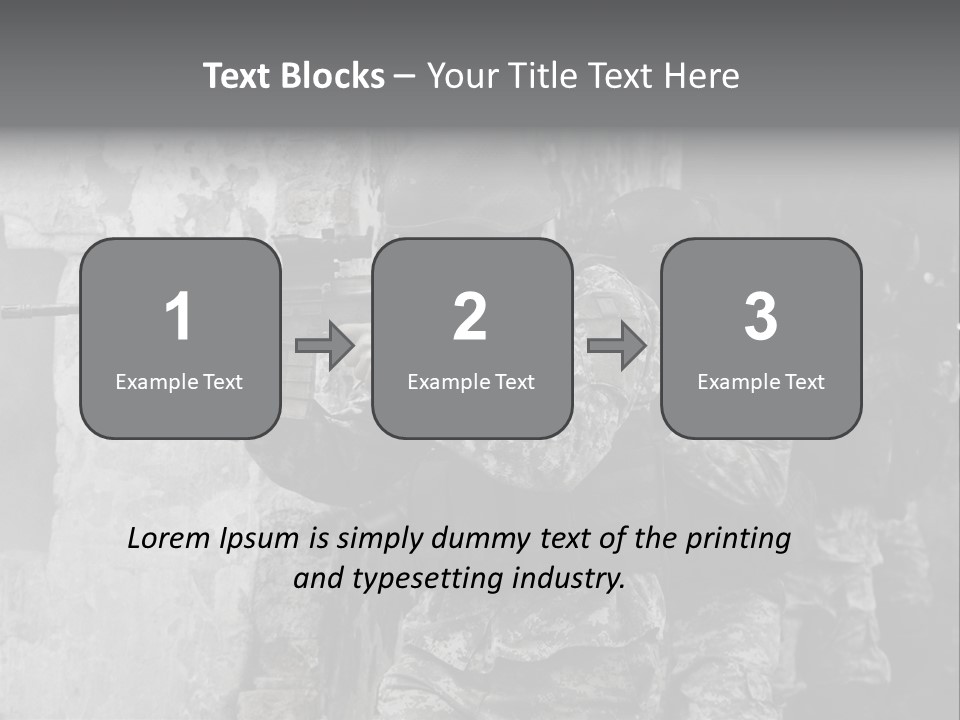 Soft Rifle Gun PowerPoint Template