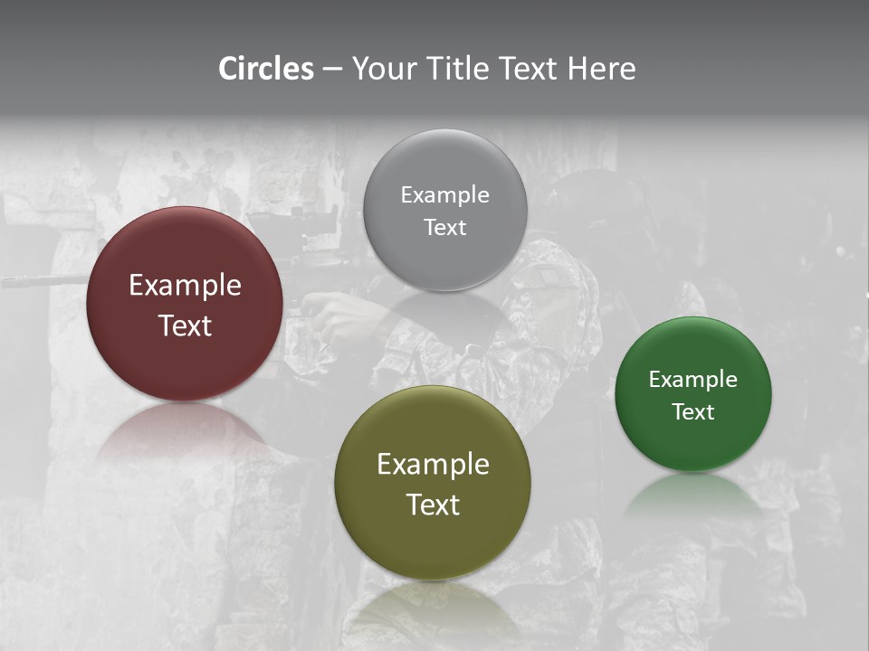 Soft Rifle Gun PowerPoint Template