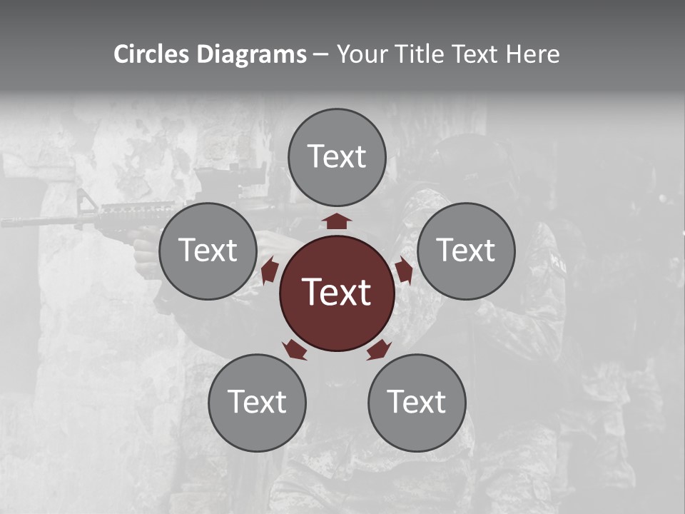 Soft Rifle Gun PowerPoint Template