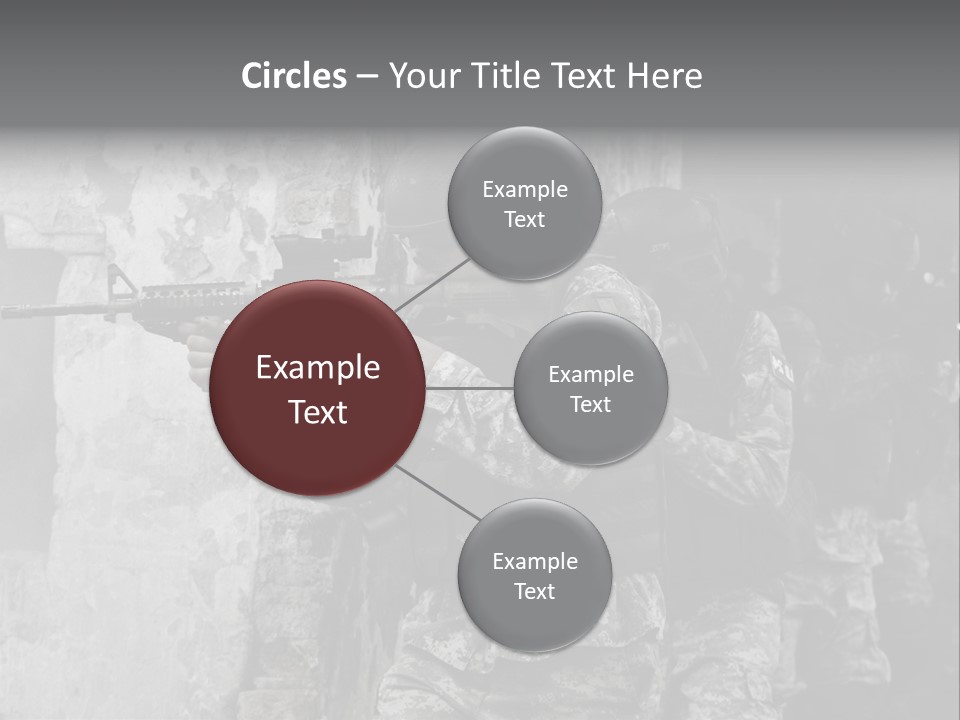 Soft Rifle Gun PowerPoint Template