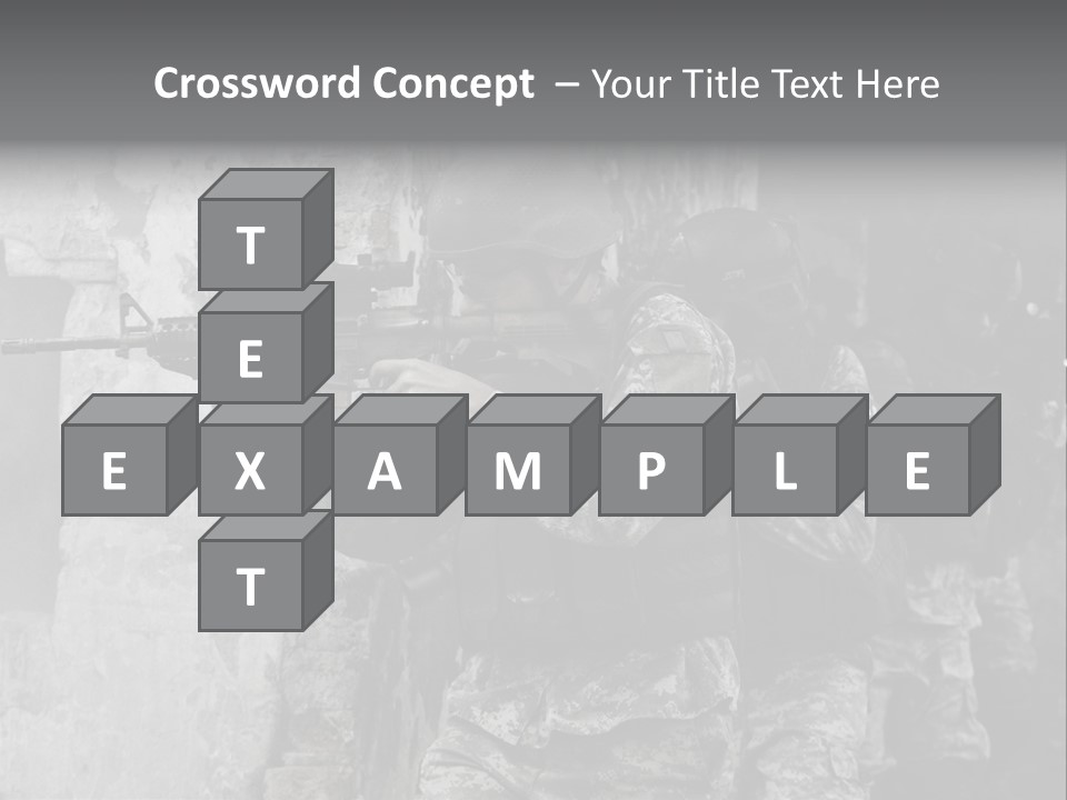 Soft Rifle Gun PowerPoint Template