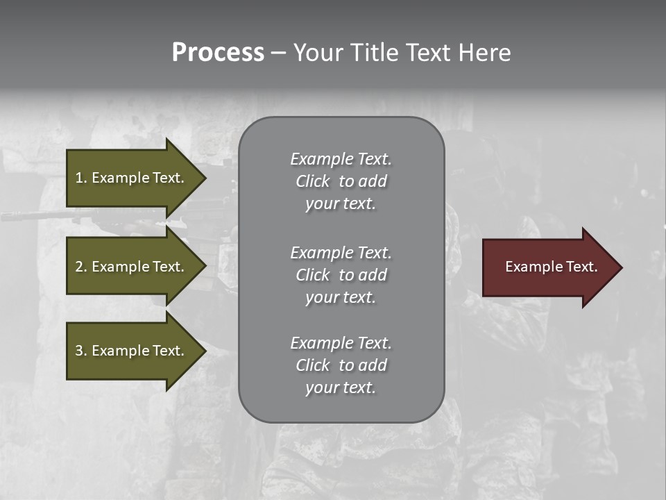 Soft Rifle Gun PowerPoint Template
