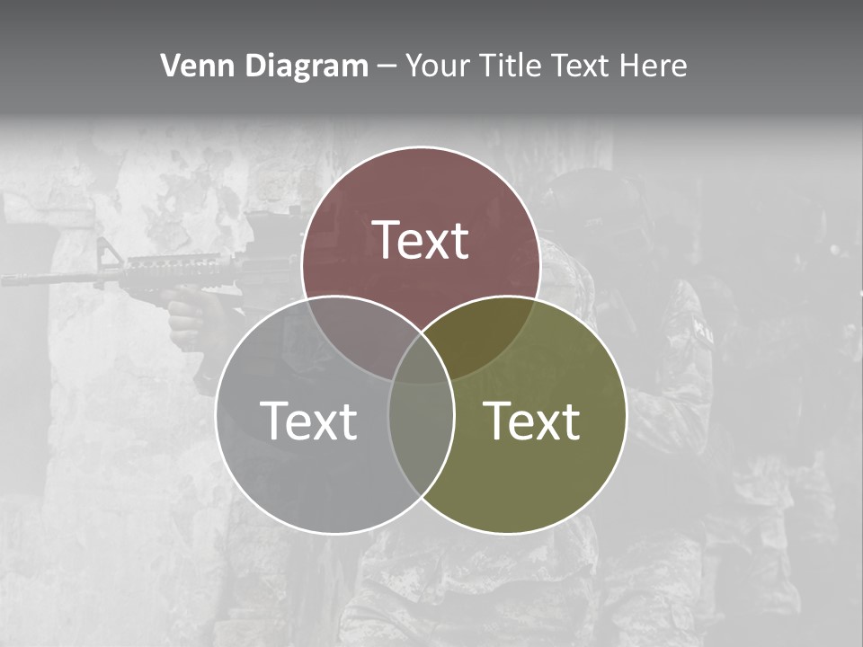 Soft Rifle Gun PowerPoint Template