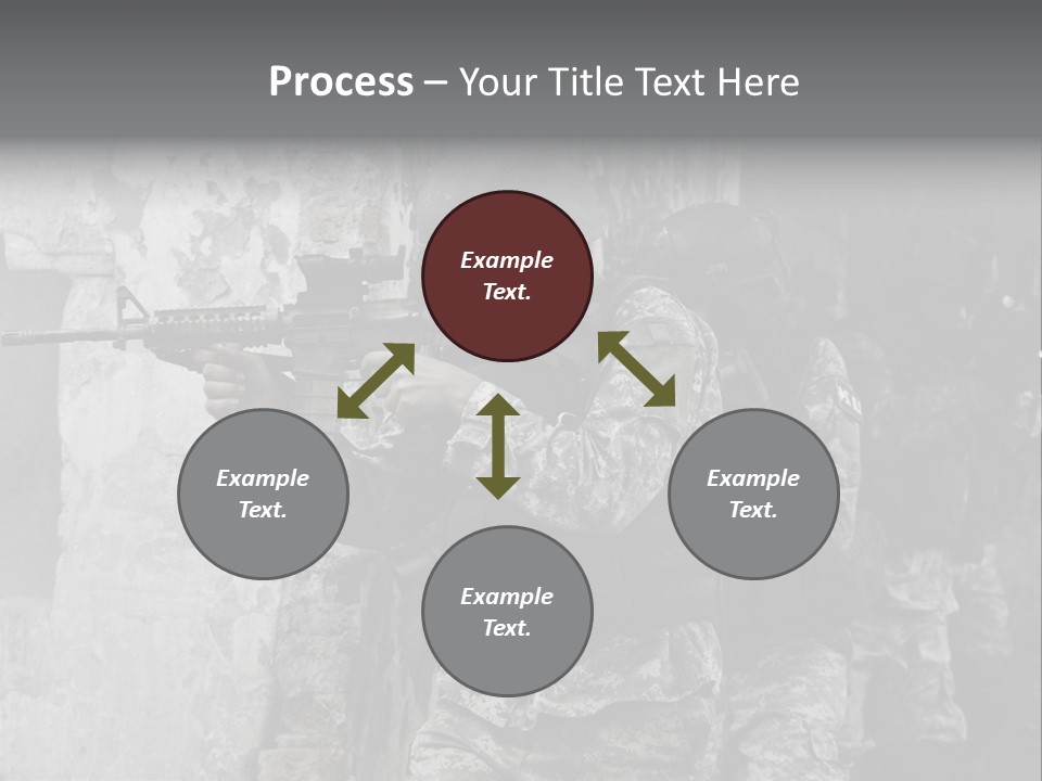 Soft Rifle Gun PowerPoint Template