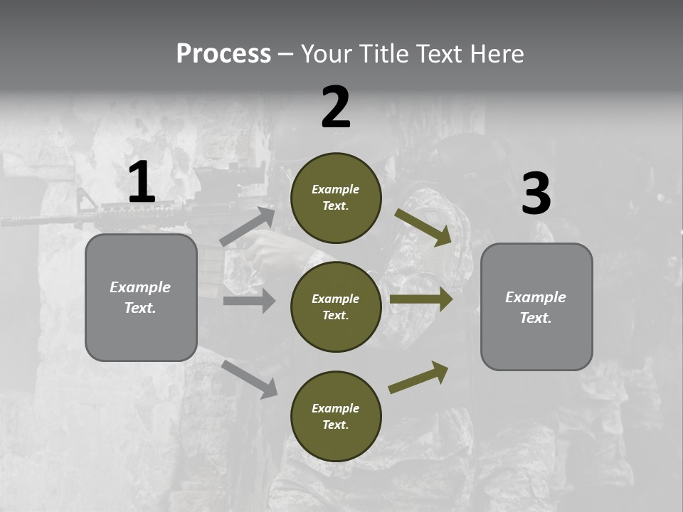 Soft Rifle Gun PowerPoint Template