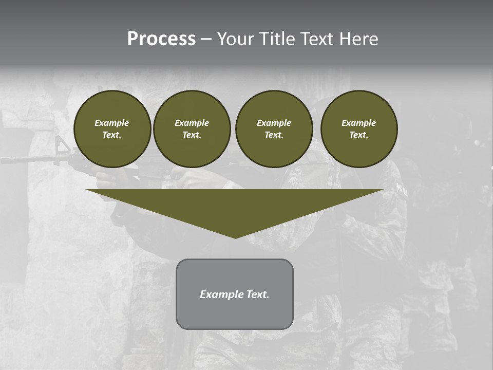 Soft Rifle Gun PowerPoint Template