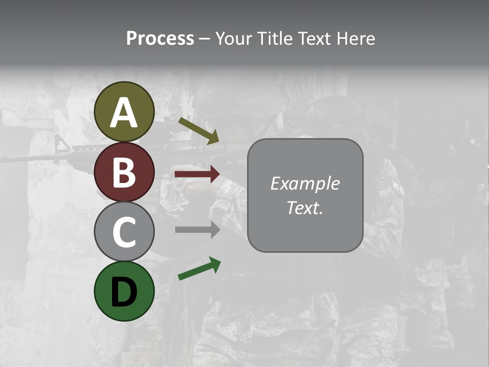Soft Rifle Gun PowerPoint Template