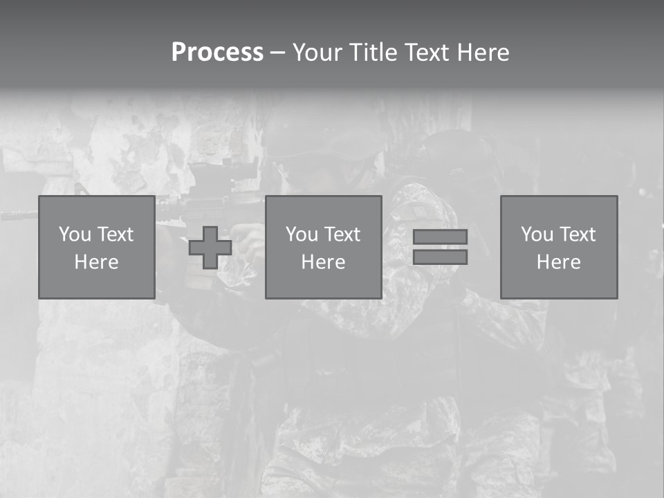 Soft Rifle Gun PowerPoint Template