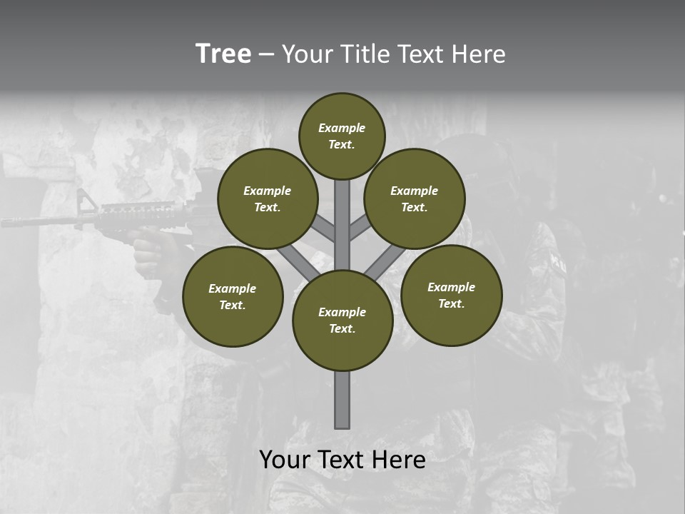 Soft Rifle Gun PowerPoint Template