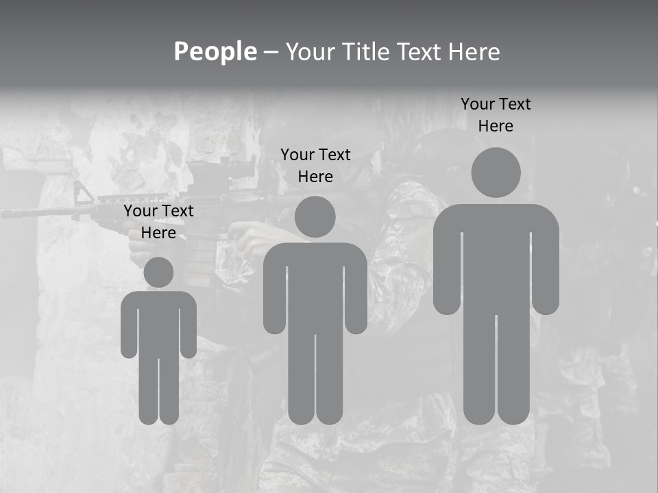 Soft Rifle Gun PowerPoint Template