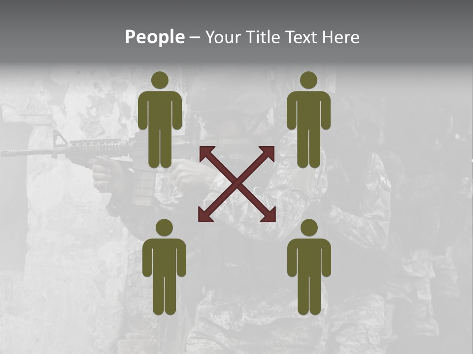 Soft Rifle Gun PowerPoint Template