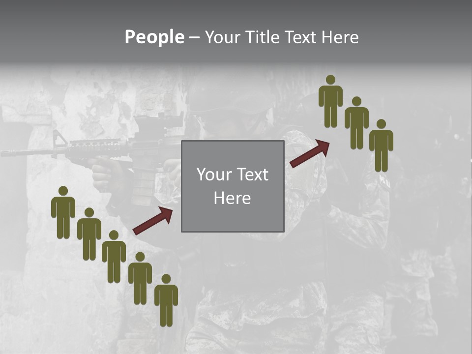 Soft Rifle Gun PowerPoint Template