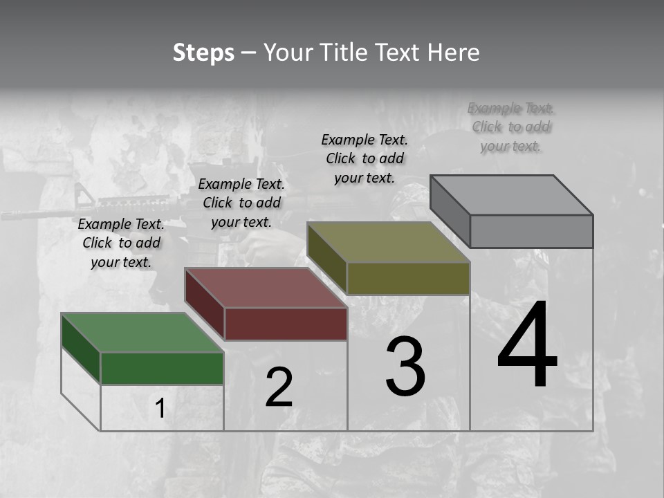 Soft Rifle Gun PowerPoint Template