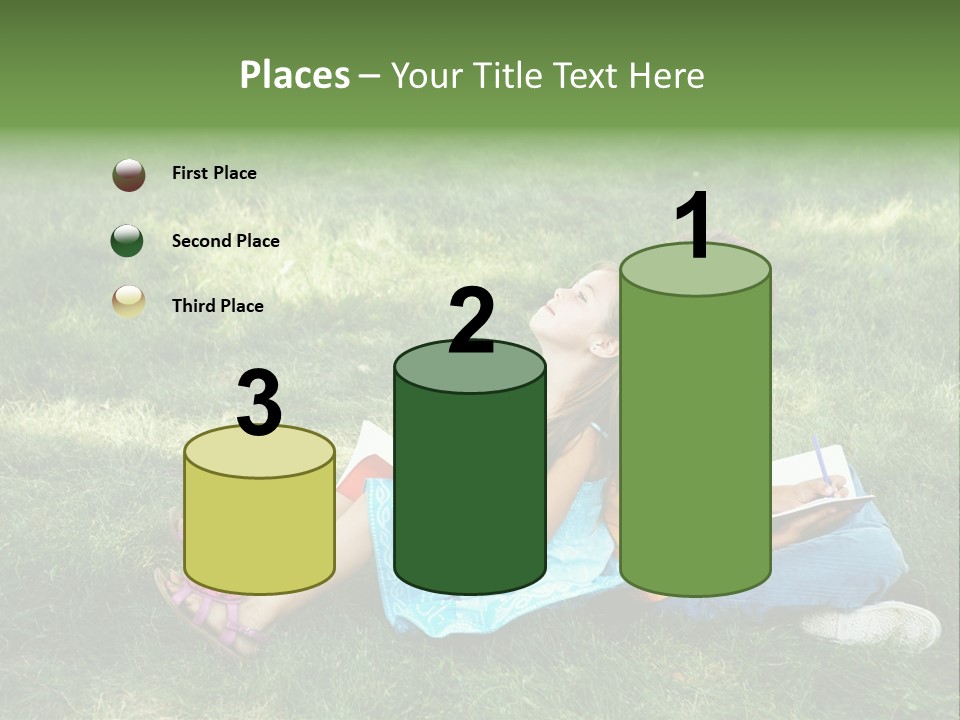 Park Boy Outside PowerPoint Template