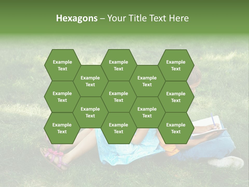 Park Boy Outside PowerPoint Template