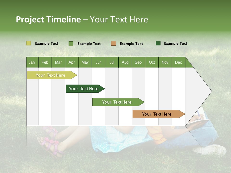 Park Boy Outside PowerPoint Template