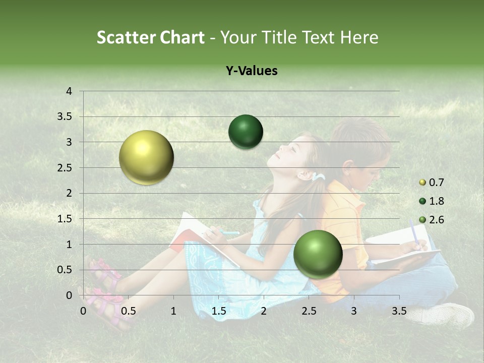 Park Boy Outside PowerPoint Template