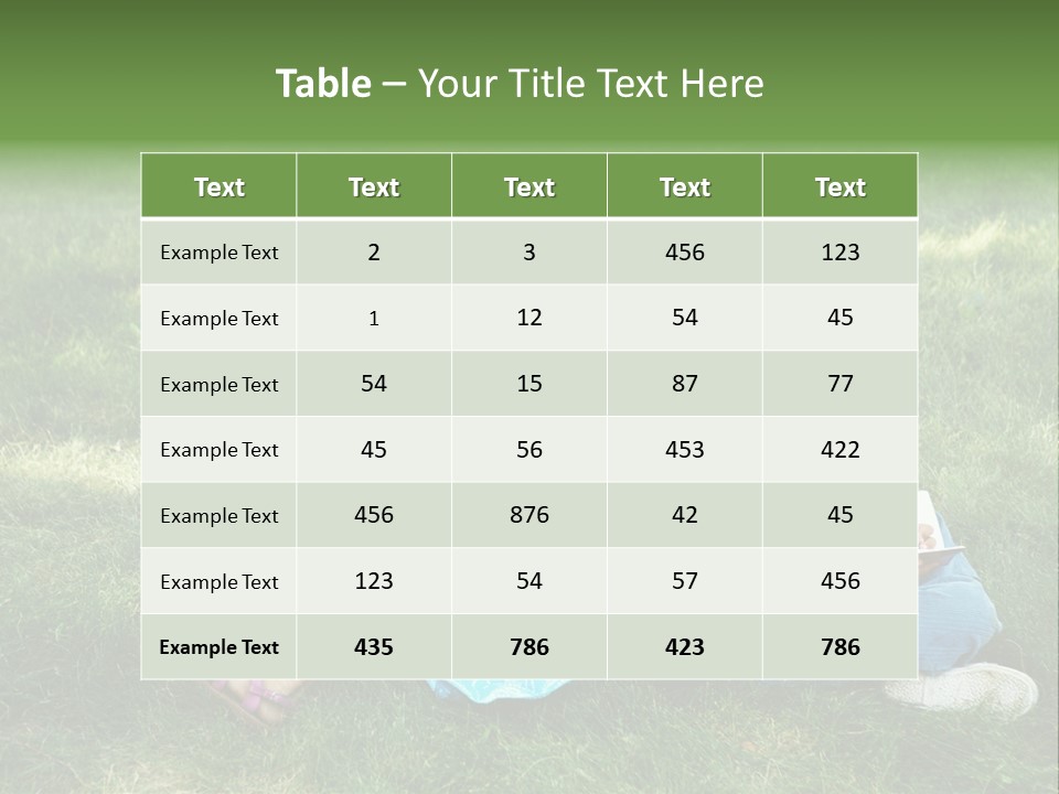 Park Boy Outside PowerPoint Template