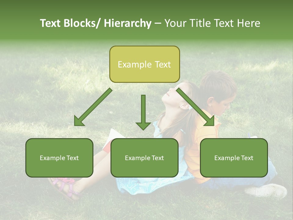 Park Boy Outside PowerPoint Template