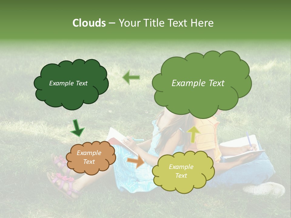 Park Boy Outside PowerPoint Template