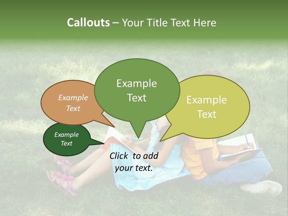 Park Boy Outside PowerPoint Template