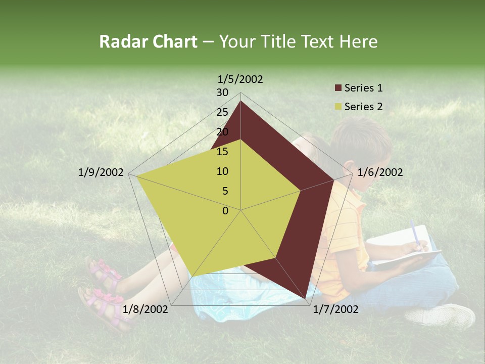 Park Boy Outside PowerPoint Template