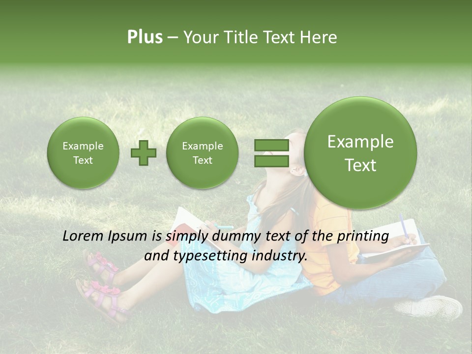 Park Boy Outside PowerPoint Template