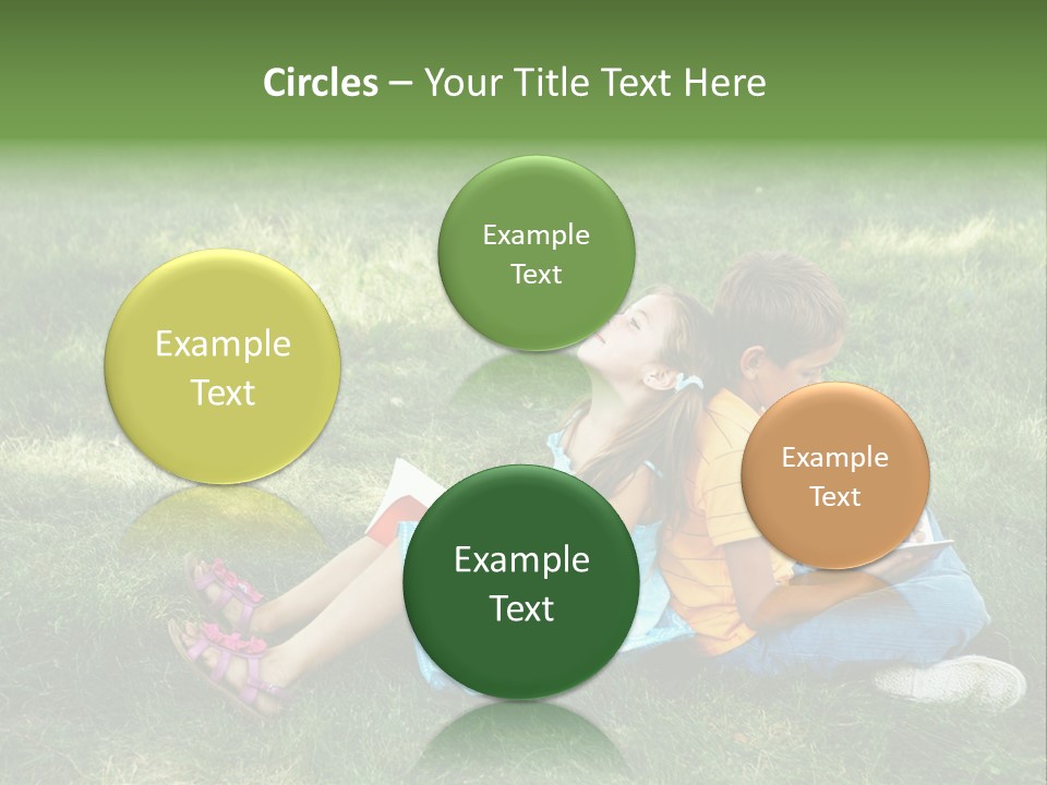 Park Boy Outside PowerPoint Template