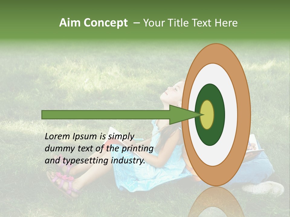 Park Boy Outside PowerPoint Template