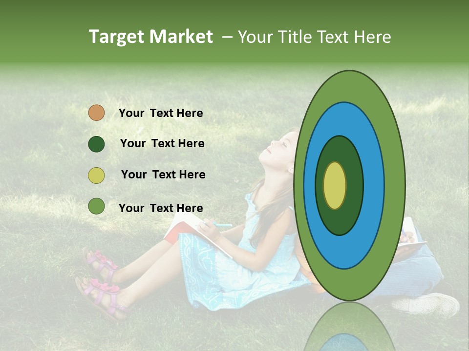 Park Boy Outside PowerPoint Template