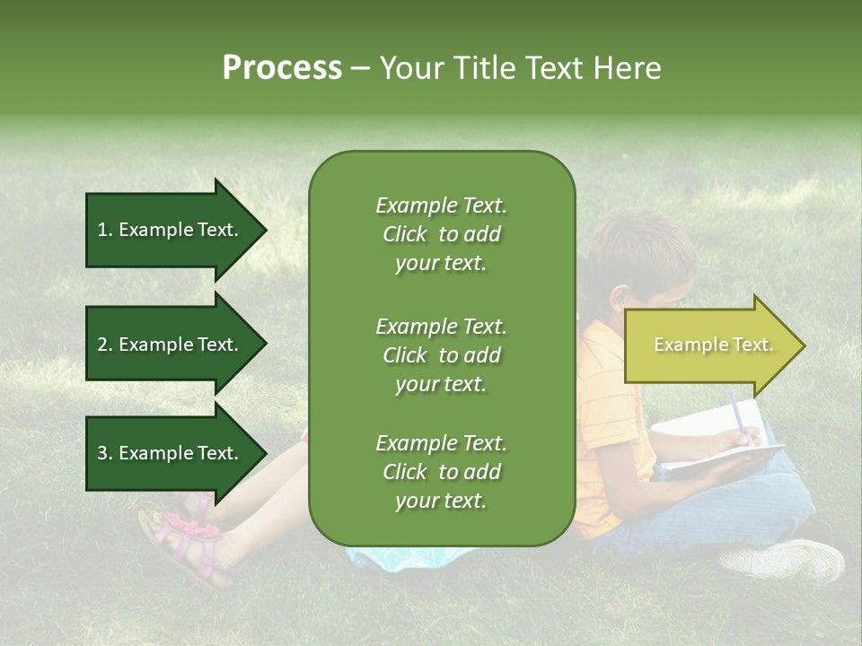 Park Boy Outside PowerPoint Template