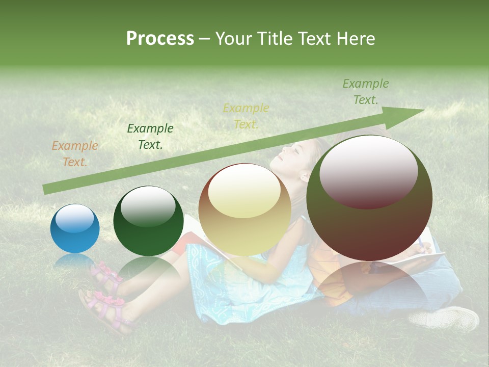 Park Boy Outside PowerPoint Template