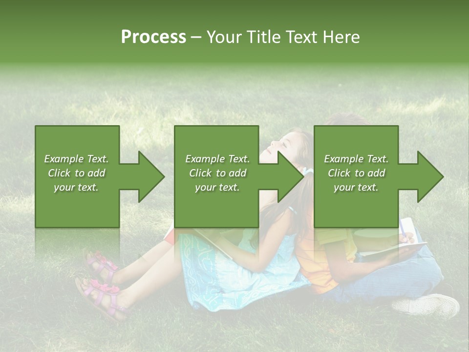 Park Boy Outside PowerPoint Template