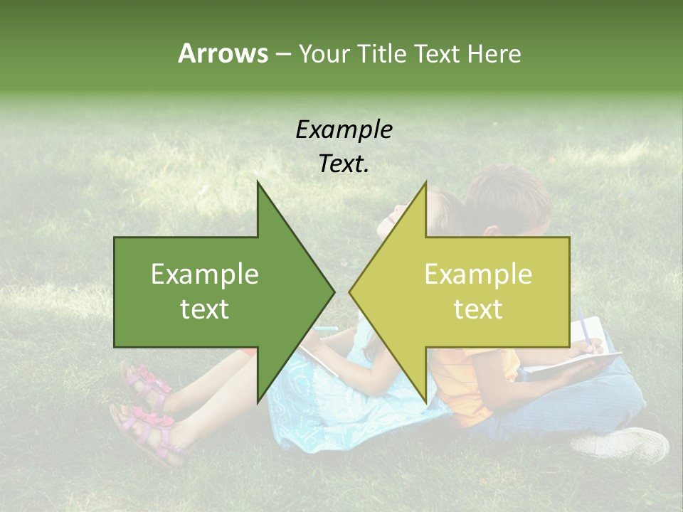 Park Boy Outside PowerPoint Template