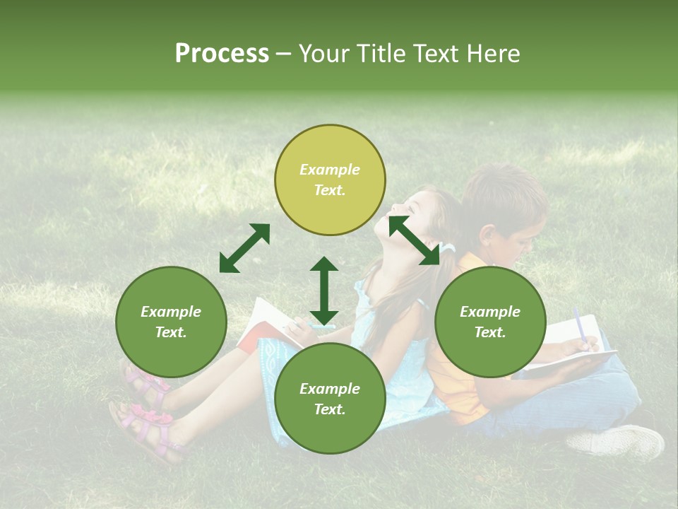 Park Boy Outside PowerPoint Template