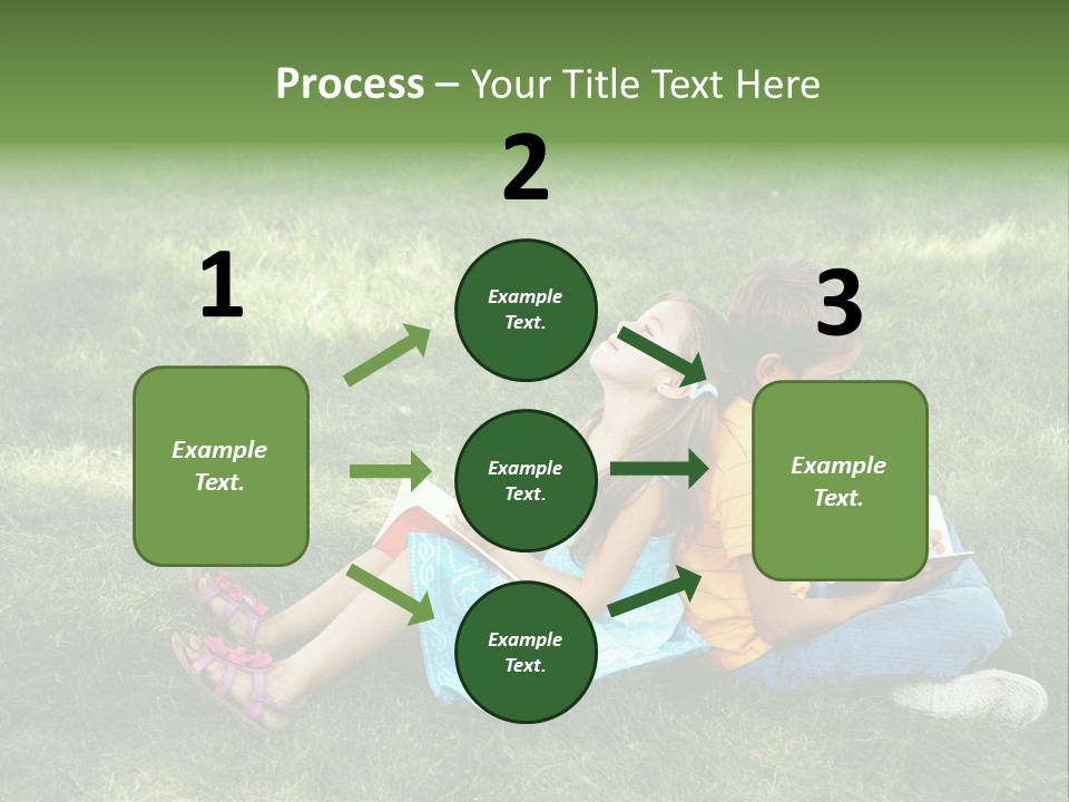 Park Boy Outside PowerPoint Template