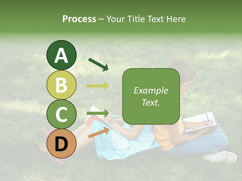Park Boy Outside PowerPoint Template