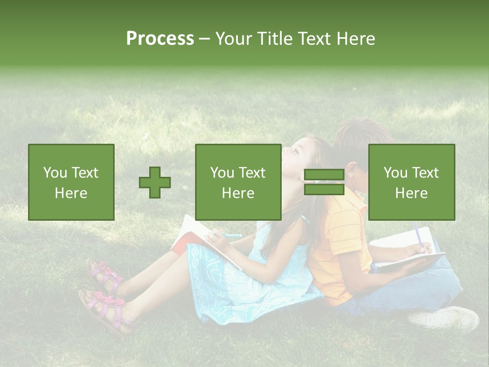 Park Boy Outside PowerPoint Template