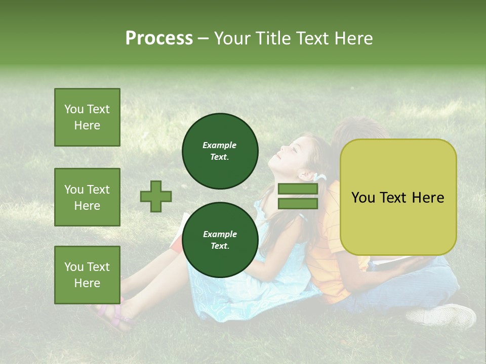 Park Boy Outside PowerPoint Template