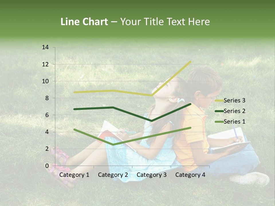 Park Boy Outside PowerPoint Template