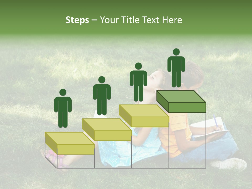 Park Boy Outside PowerPoint Template